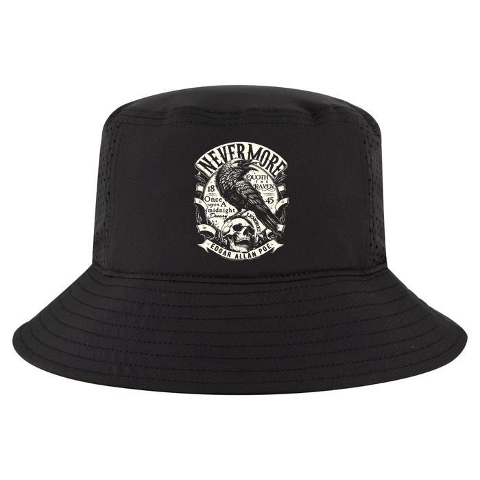 Edgar Allan Poe Quoth The Raven Cool Comfort Performance Bucket Hat