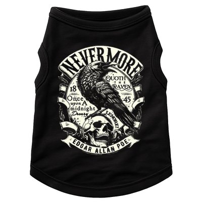 Edgar Allan Poe Quoth The Raven Doggie Tank