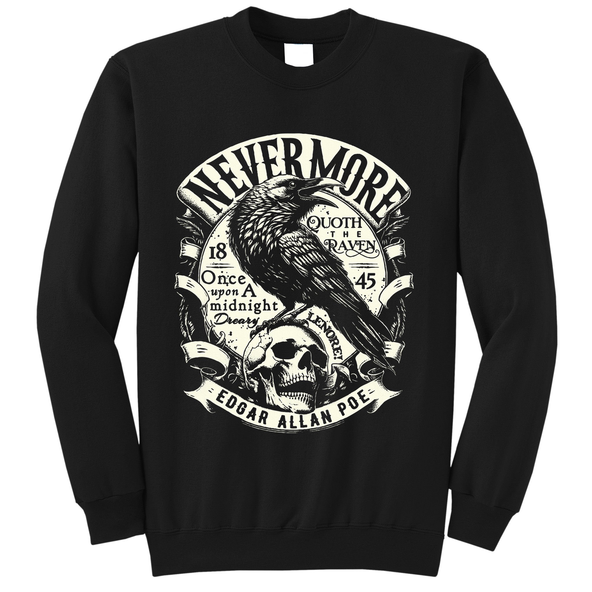Edgar Allan Poe Quoth The Raven Sweatshirt