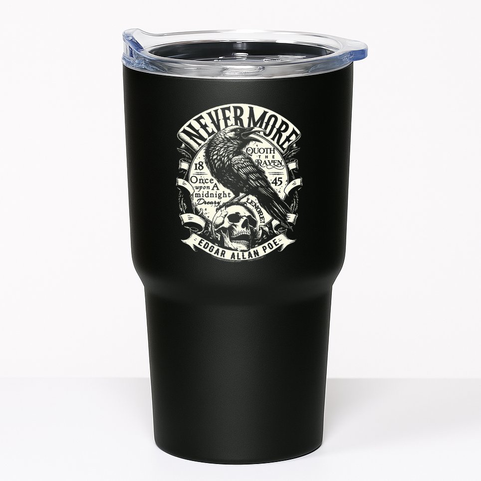 Edgar Allan Poe Quoth The Raven Tumbler