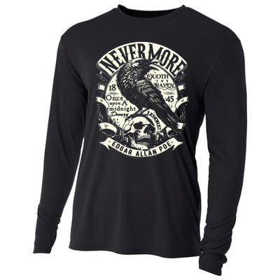 Edgar Allan Poe Quoth The Raven Cooling Performance Long Sleeve Crew