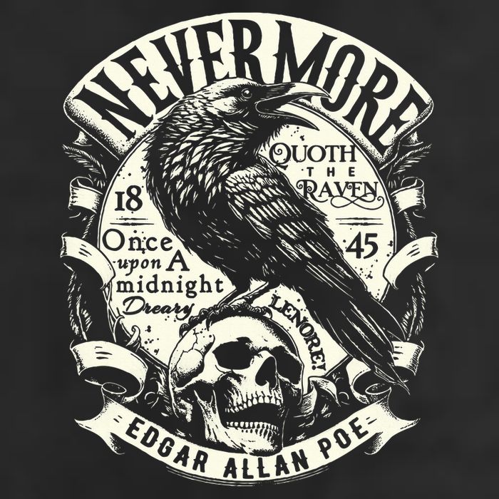 Edgar Allan Poe Quoth The Raven 25L Jumbo Tote