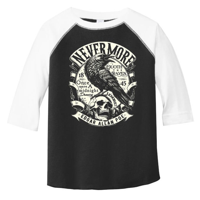 Edgar Allan Poe Quoth The Raven Toddler Fine Jersey T-Shirt