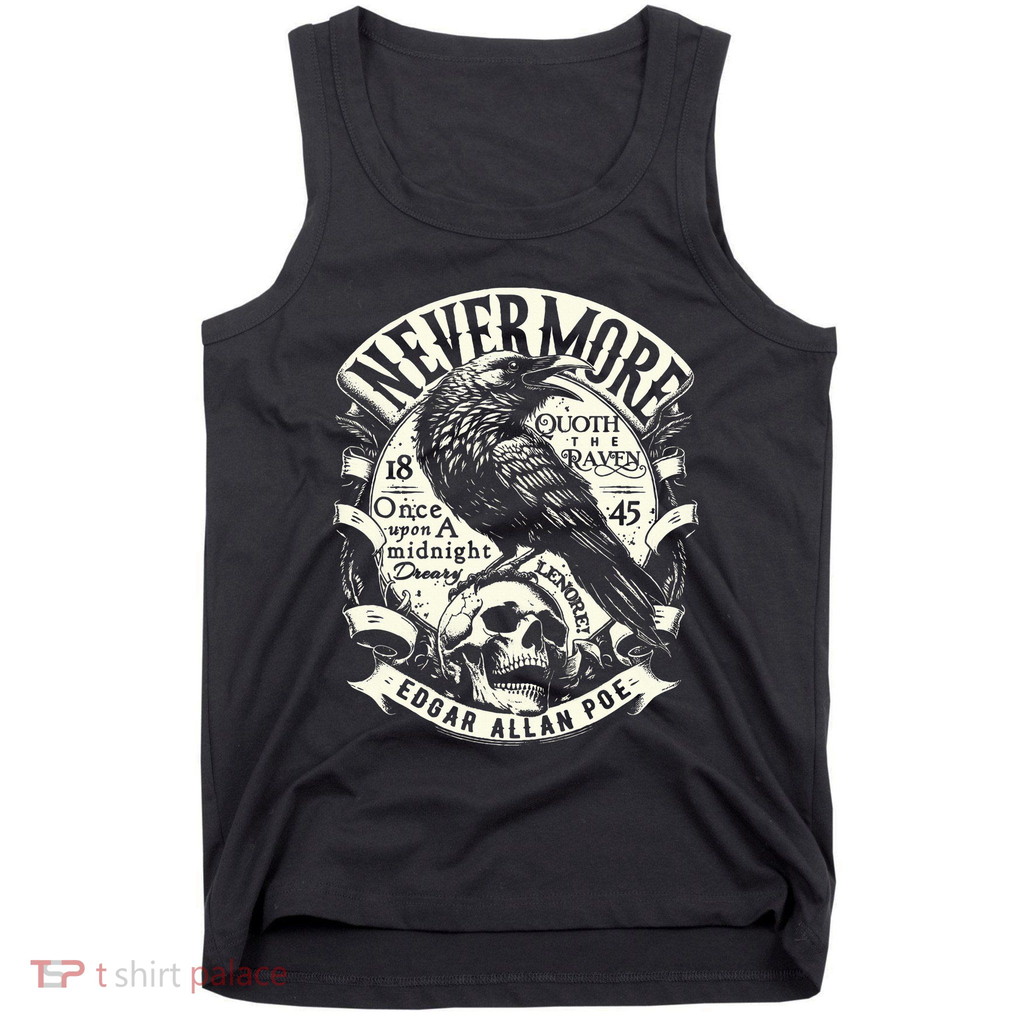 Edgar Allan Poe Quoth The Raven Tank Top