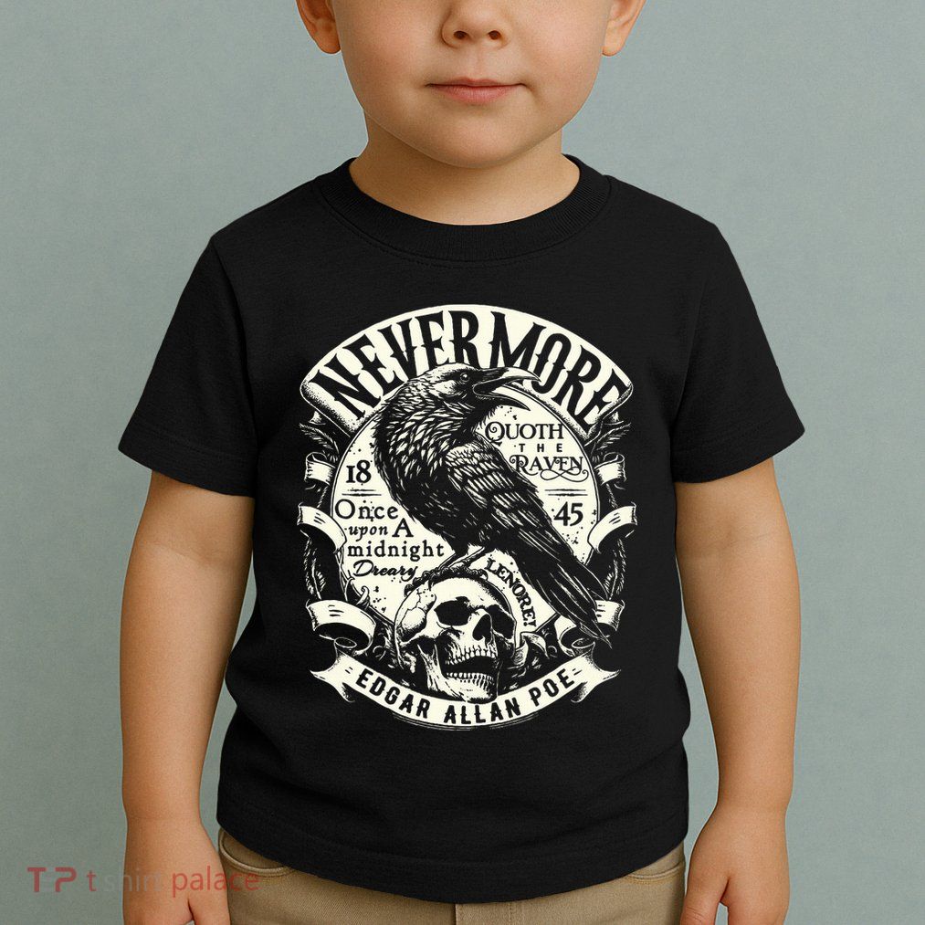 Edgar Allan Poe Quoth The Raven Toddler T-Shirt