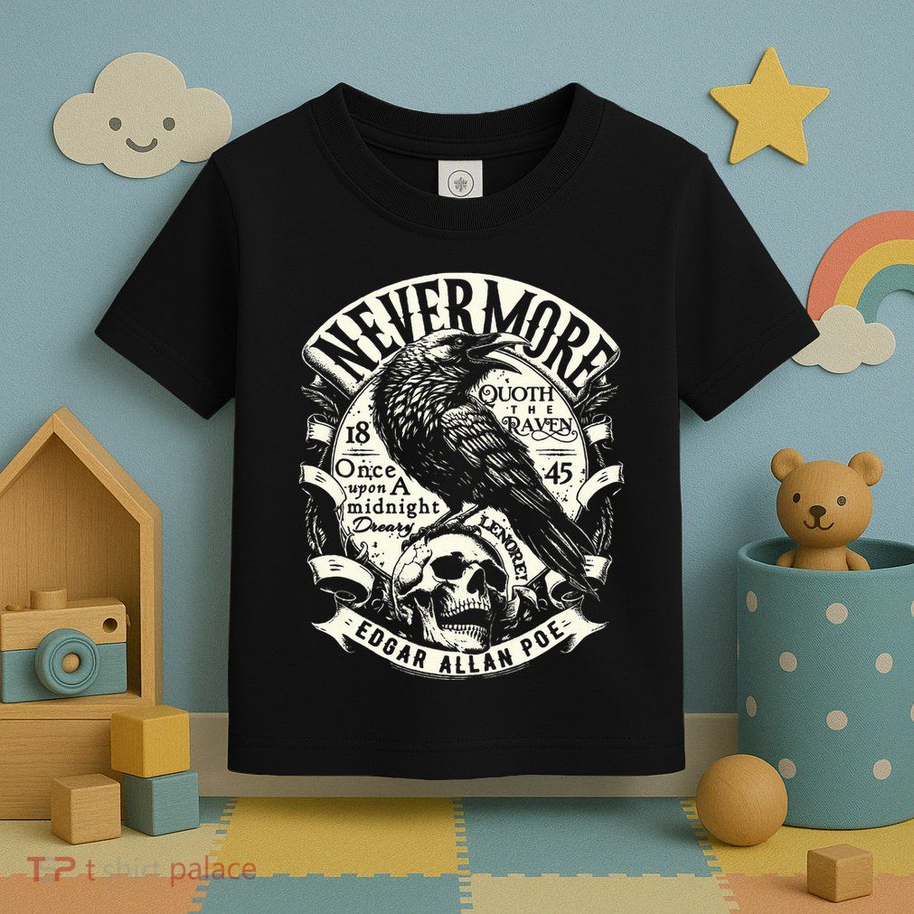 Edgar Allan Poe Quoth The Raven Toddler T-Shirt