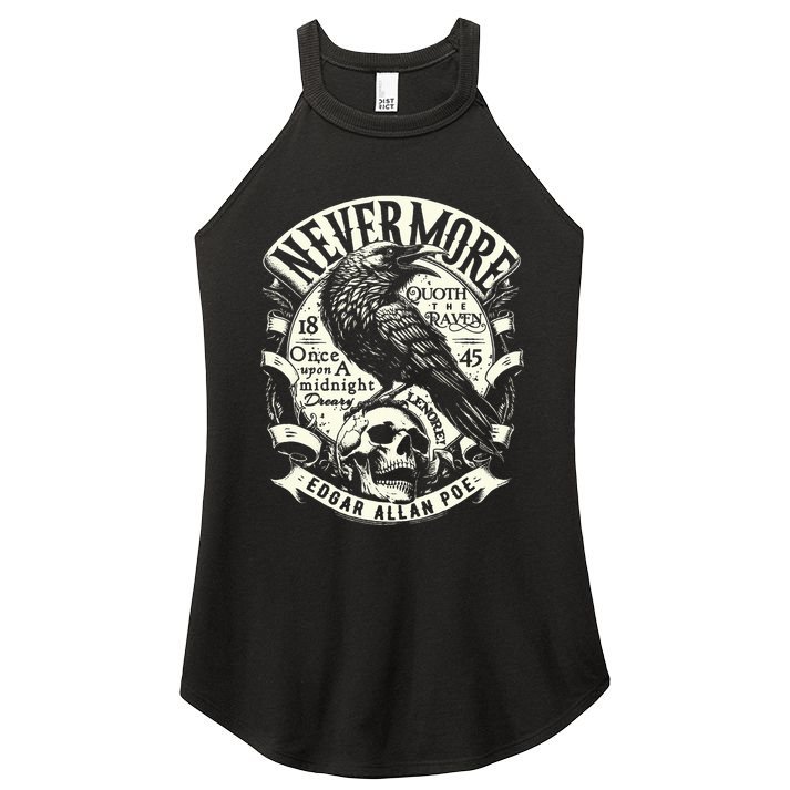 Edgar Allan Poe Quoth The Raven Women's Perfect Tri Rocker Tank