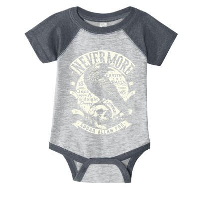 Edgar Allan Poe Quoth The Raven Infant Baby Jersey Bodysuit