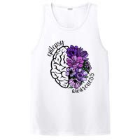 Epilepsy Awareness Purple Brain Flower PosiCharge Competitor Tank