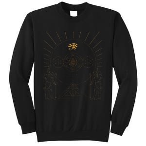 Egyptology Anubis Pyramids Symbol Kemetic Egyptian Sweatshirt