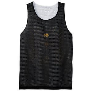 Egyptology Anubis Pyramids Symbol Kemetic Egyptian Mesh Reversible Basketball Jersey Tank