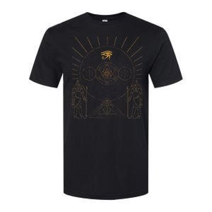 Egyptology Anubis Pyramids Symbol Kemetic Egyptian Softstyle CVC T-Shirt