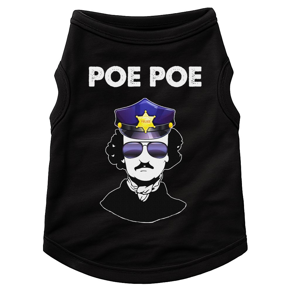 Edgar Allan Poe Literature Gift Doggie Tank