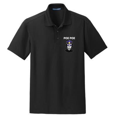 Edgar Allan Poe Literature Gift Dry Zone Grid Polo