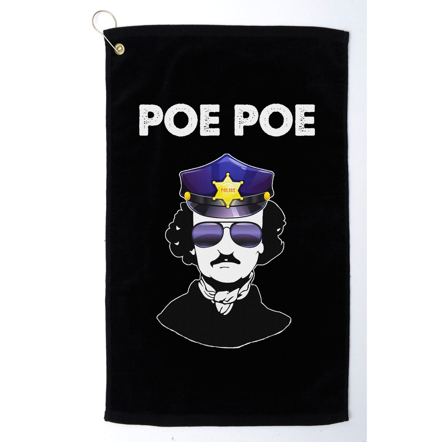 Edgar Allan Poe Literature Gift Golf Towel