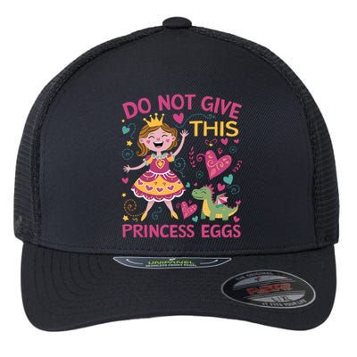 Eggs Allergy Princess Girl Oviallergia Reminder Outfit Flexfit Unipanel Trucker Cap