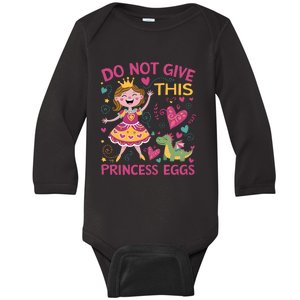 Eggs Allergy Princess Girl Oviallergia Reminder Outfit Baby Long Sleeve Bodysuit