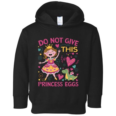 Eggs Allergy Princess Girl Oviallergia Reminder Outfit Toddler Hoodie