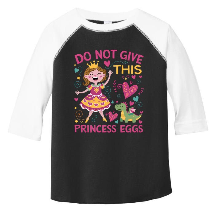 Eggs Allergy Princess Girl Oviallergia Reminder Outfit Toddler Fine Jersey T-Shirt