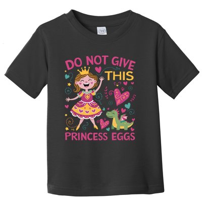 Eggs Allergy Princess Girl Oviallergia Reminder Outfit Toddler T-Shirt