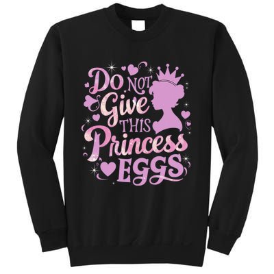 Eggs Allergy Princess Girl Oviallergia Reminder Outfit Sweatshirt