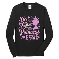 Eggs Allergy Princess Girl Oviallergia Reminder Outfit Tall Long Sleeve T-Shirt