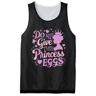 Eggs Allergy Princess Girl Oviallergia Reminder Outfit Mesh Reversible Basketball Jersey Tank