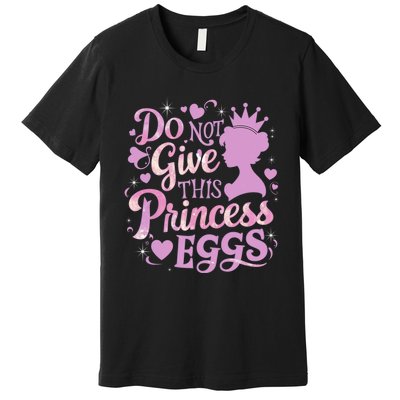 Eggs Allergy Princess Girl Oviallergia Reminder Outfit Premium T-Shirt