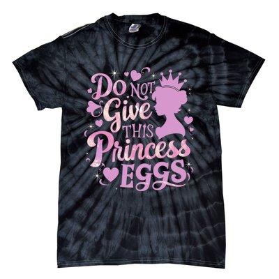 Eggs Allergy Princess Girl Oviallergia Reminder Outfit Tie-Dye T-Shirt