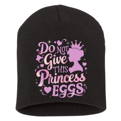 Eggs Allergy Princess Girl Oviallergia Reminder Outfit Short Acrylic Beanie