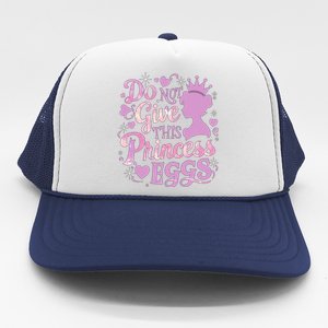 Eggs Allergy Princess Girl Oviallergia Reminder Outfit Trucker Hat