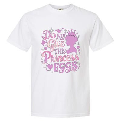 Eggs Allergy Princess Girl Oviallergia Reminder Outfit Garment-Dyed Heavyweight T-Shirt