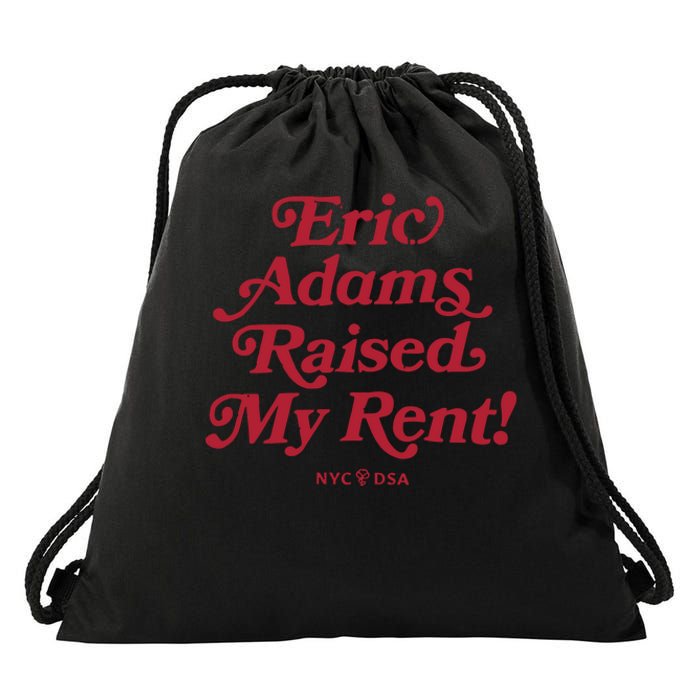 Eric Adams Raised My Rent Drawstring Bag