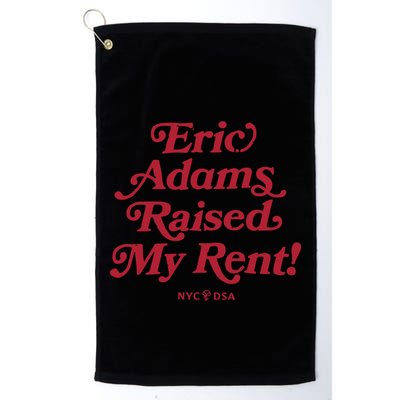 Eric Adams Raised My Rent Golf Towel