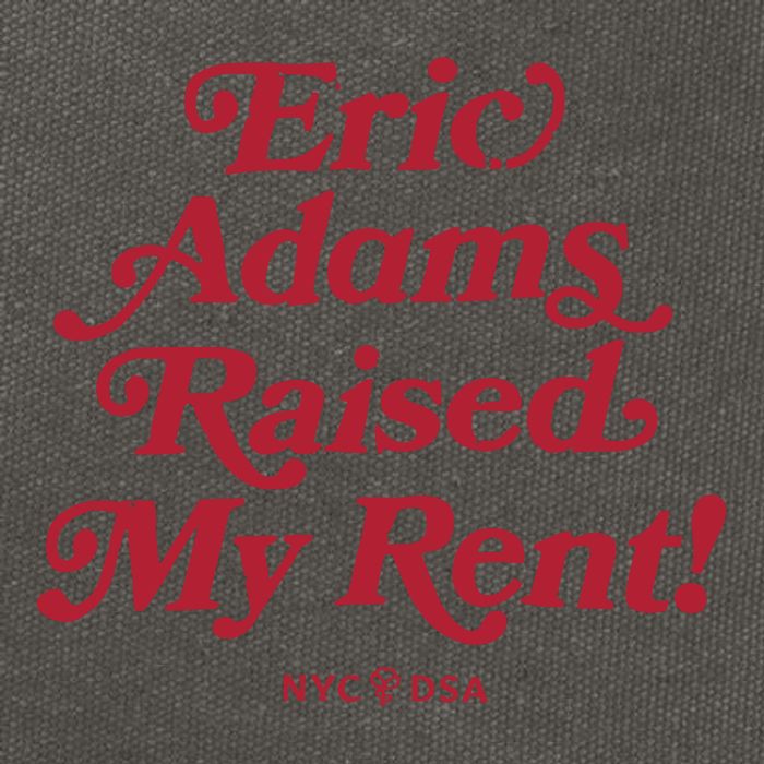 Eric Adams Raised My Rent Cotton Canvas Backpack