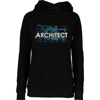 Engineer Architecture Real Estate Architect Womens Funnel Neck Pullover Hood