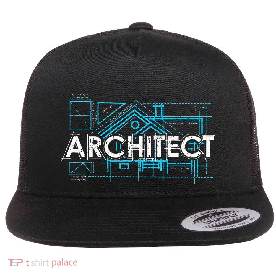 Engineer Architecture Real Estate Architect Flatbill Hat