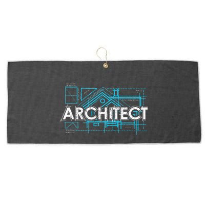 Engineer Architecture Real Estate Architect Large Microfiber Waffle Golf Towel