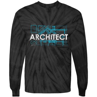 Engineer Architecture Real Estate Architect Tie-Dye Long Sleeve Shirt