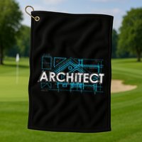 Engineer Architecture Real Estate Architect Golf Towel