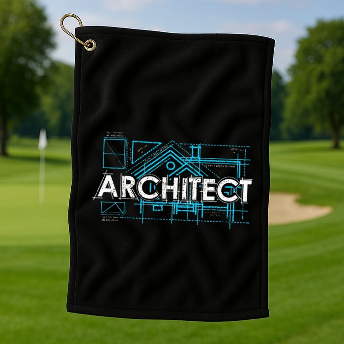 Engineer Architecture Real Estate Architect Golf Towel