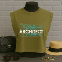 Engineer Architecture Real Estate Architect Garment-Dyed Women's Muscle Tee