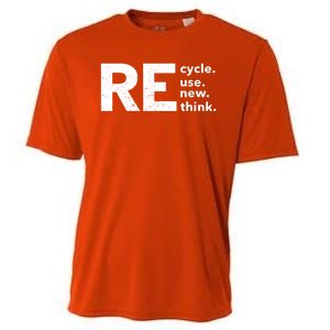 Environmental Activism Recycle Reuse Renew Rethink Crisis Cooling Performance Crew T-Shirt