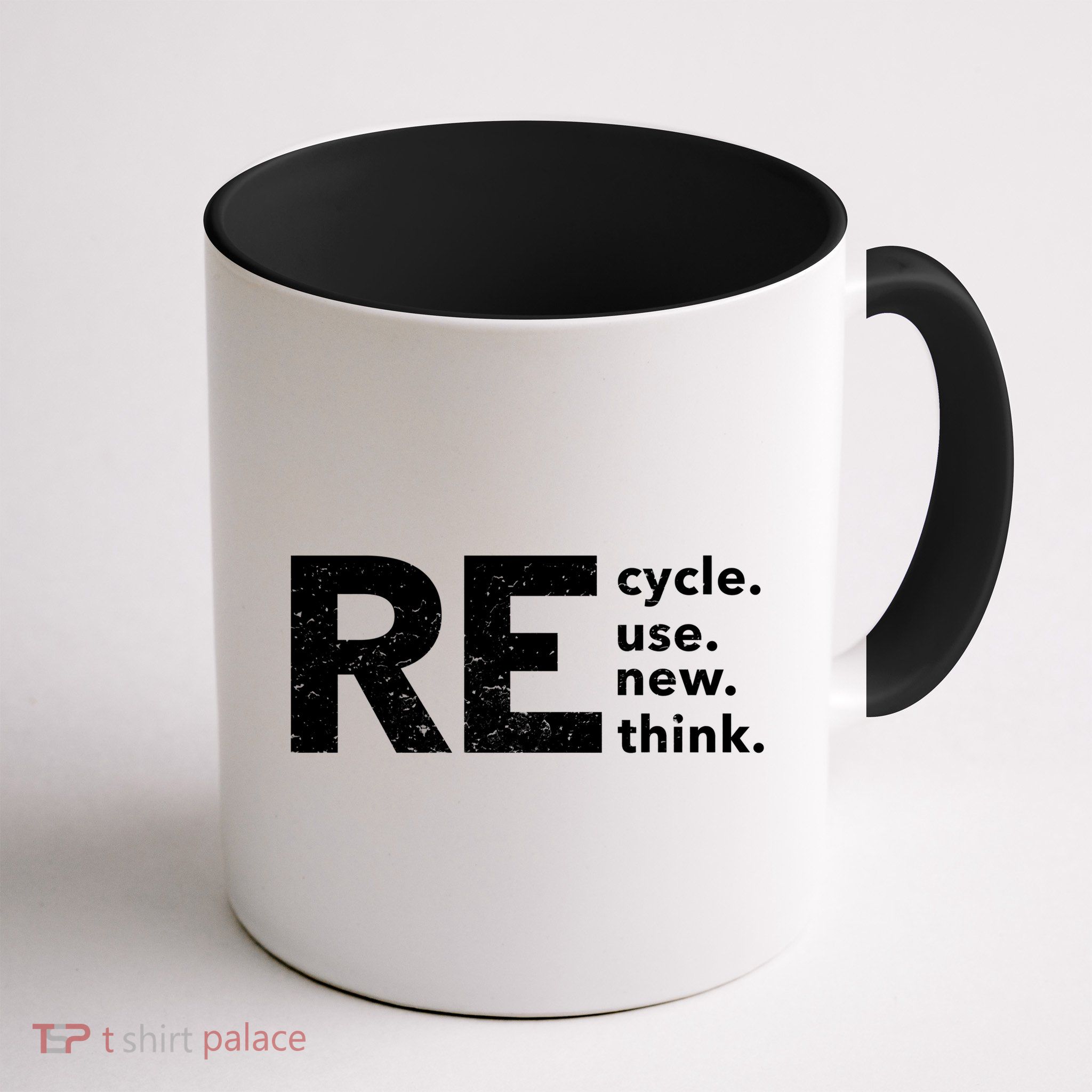 Environmental Activism Recycle Reuse Renew Rethink Crisis Mug