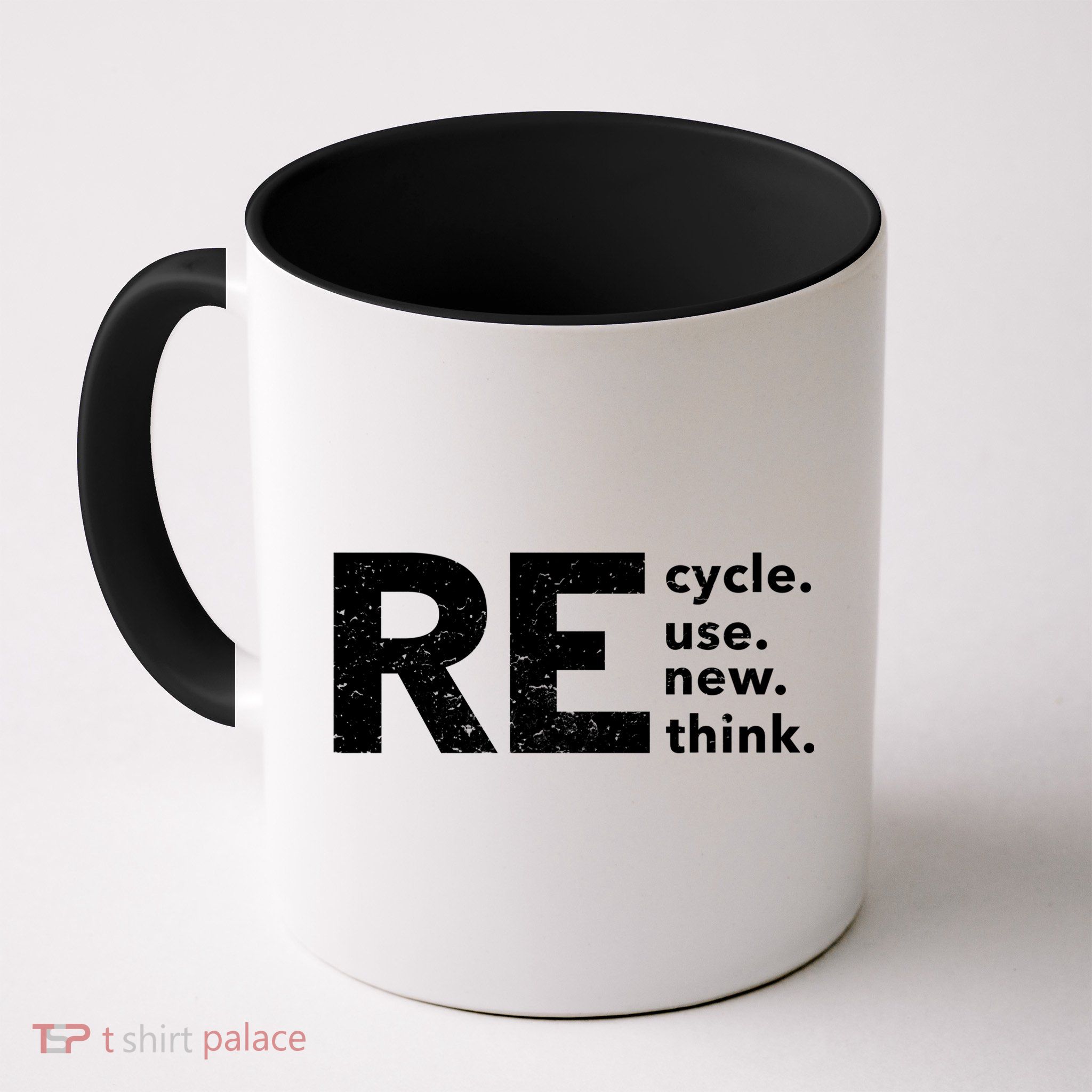 Environmental Activism Recycle Reuse Renew Rethink Crisis Mug