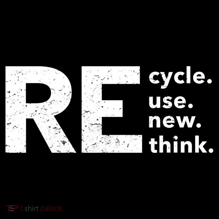 Environmental Activism Recycle Reuse Renew Rethink Crisis Kids T-Shirt