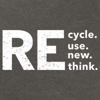 Environmental Activism Recycle Reuse Renew Rethink Crisis Cotton Canvas Backpack