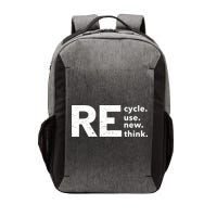 Environmental Activism Recycle Reuse Renew Rethink Crisis Vector Backpack
