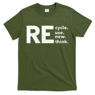 Environmental Activism Recycle Reuse Renew Rethink Crisis T-Shirt