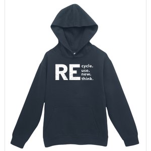 Environmental Activism Recycle Reuse Renew Rethink Crisis Urban Pullover Hoodie